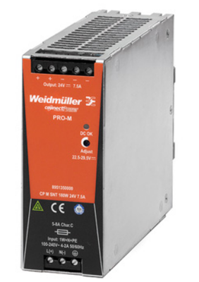 8951350000 WEDIMULLER FUENTE DE ALIMENTACION MONOFASICA SALIDA 24 VDC 7.5AMP