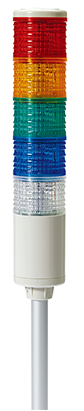 ST56ELF5120RAGBW Q-LIGHT COLUMNA LED 5 COLORES ROJO,AMBAR,VERDE,BLANCO,AZUL 120 V