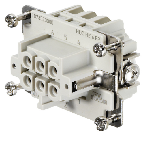 1873520000 WEIDMULLER CONECTOR HEMBRA 500 V HDCHE6FP