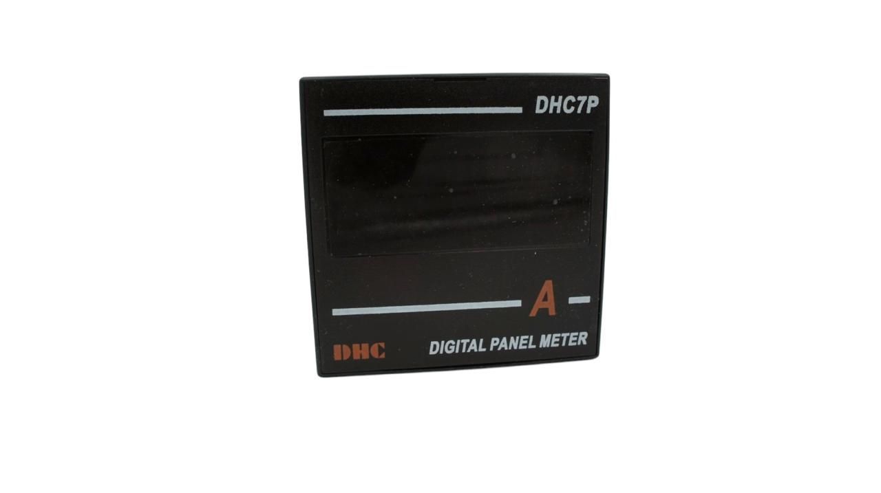 DHC7PAA  DHC AMPERIMETRO DIGITAL 72X72MM 3 DIGITOS VOLTAJE AC/DC CONEXION A TRASNFOR 2000AMP