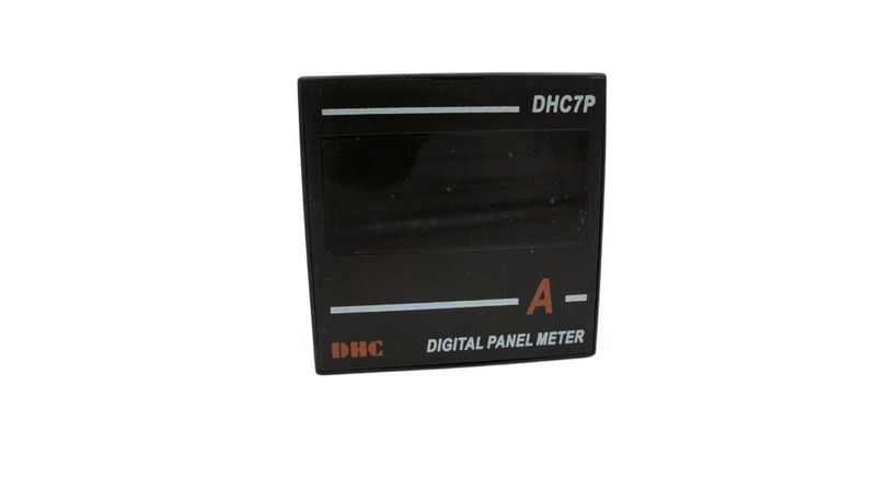 DHC7PAA  DHC AMPERIMETRO DIGITAL 72X72MM 3 DIGITOS VOLTAJE AC/DC CONEXION A TRASNFOR 2000AMP