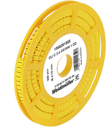 1568261637 WEIDMULLER MARCACABLE RL 250 PZ 12-2 AWG CLI C 2-4 GE/SW A CD