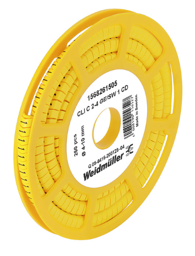 1568261641 WEIDMULLER MARCACABLE RL 250PZ 12-2 AWG CLI C 2-4 GE/SW C CD