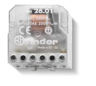 260180240000 FINDER Relevador de Impulsos (24VAC) 10 A 260180240000