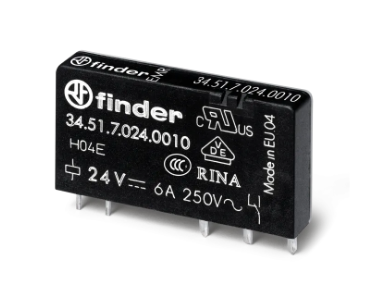 345170050010 FINDER RELEVADOR TIPO CLEMA 5VDC