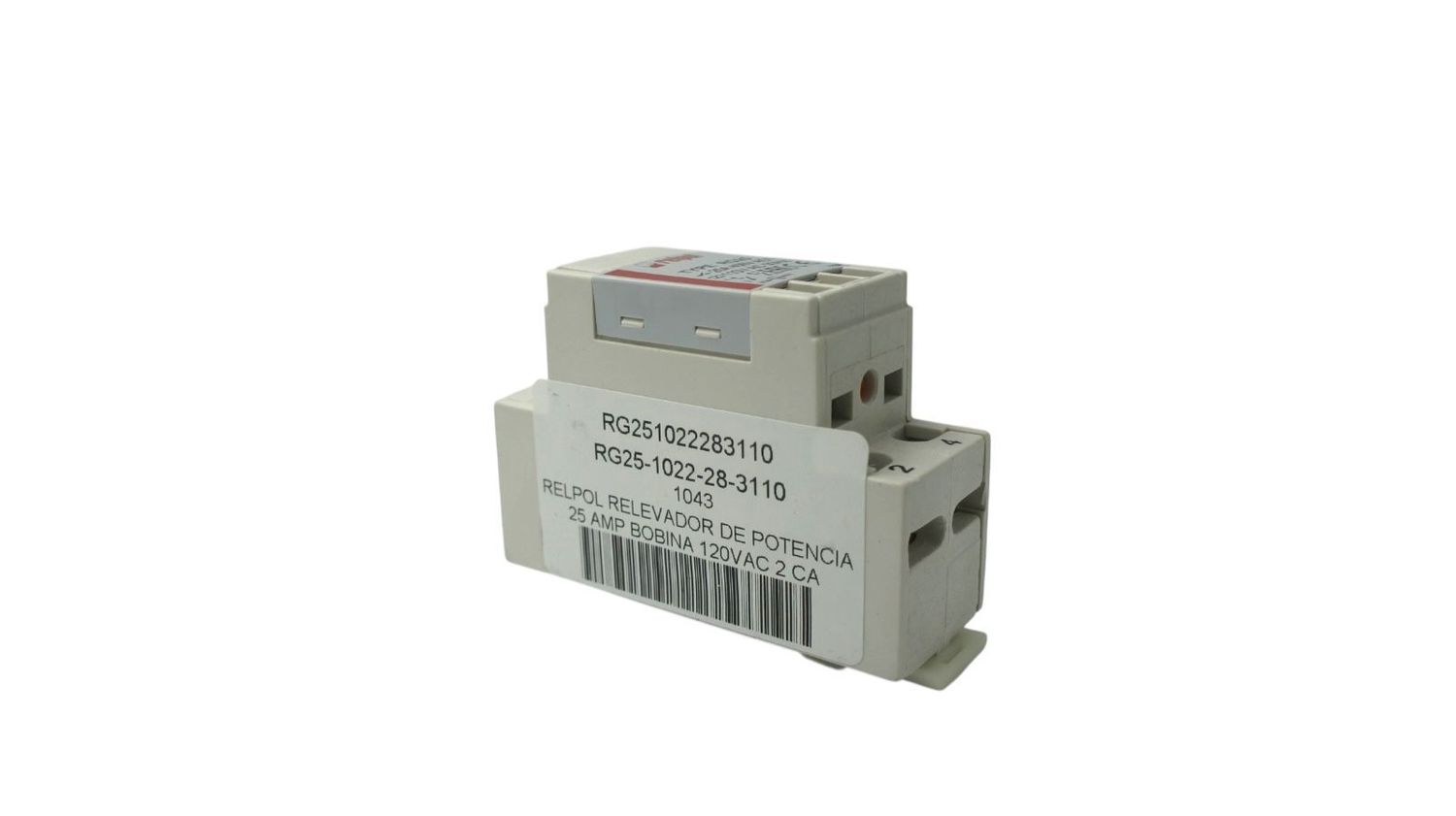 RG251022283110 RELPOL RELEVADOR DE POTENCIA 25 AMP BOBINA 120VAC 2 CA