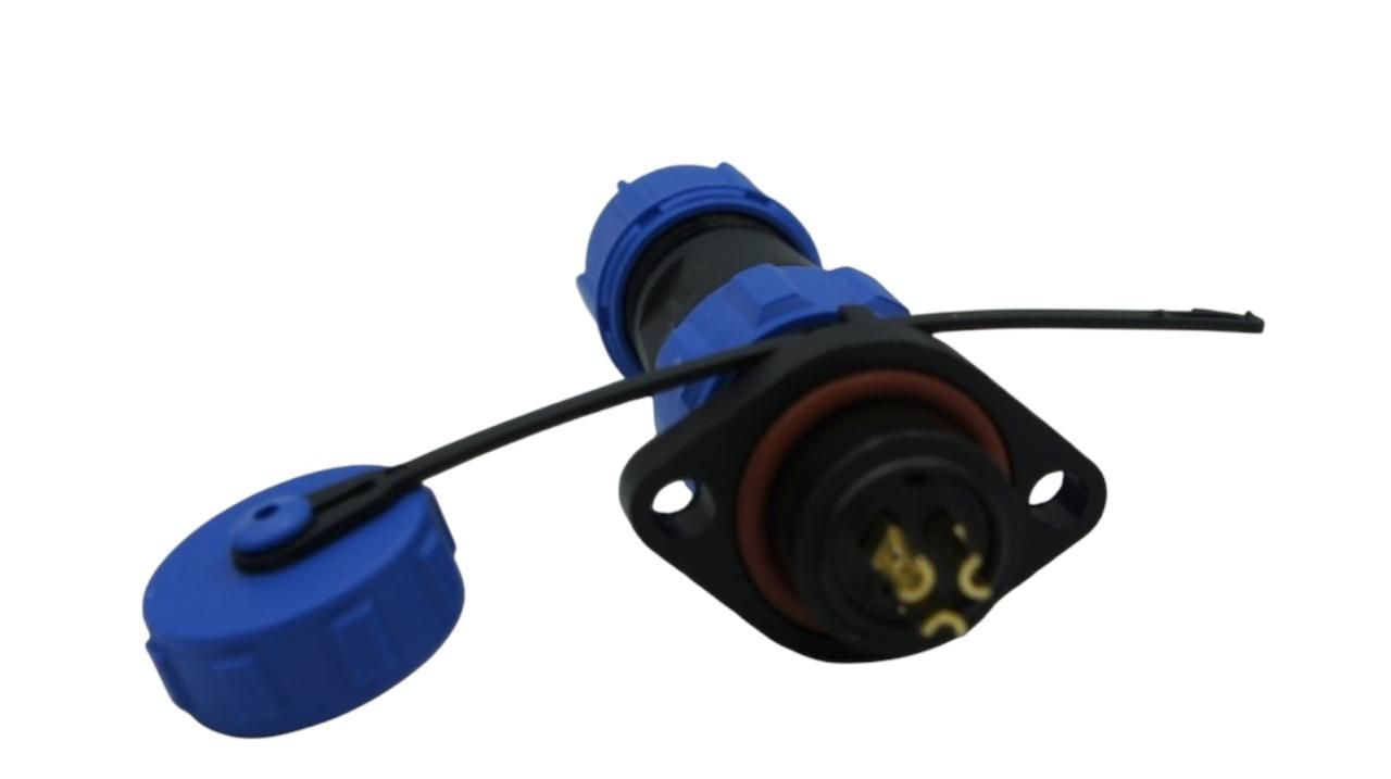 CONECTOR3VIAS MK ELECTRO CONECTOR AEREO PLASTICO 3 VIAS HEMBRA Y MACHO
