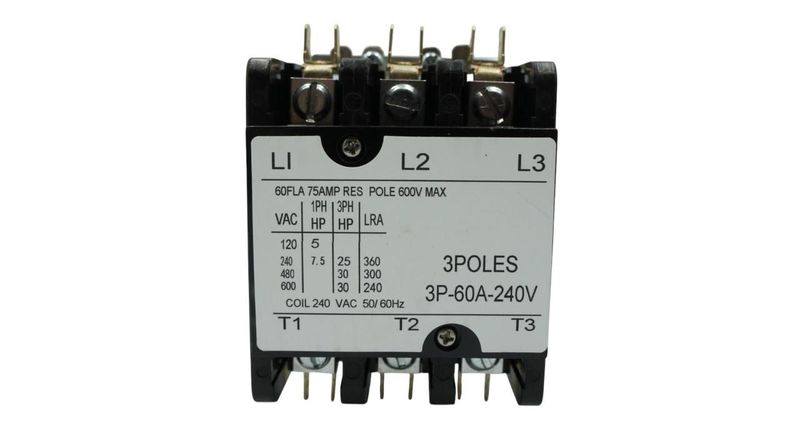 CP3P60A240V GOLD CONTACTOR PROPOSITO DEFINIDO 3 POLOS BOBINA 240VAC