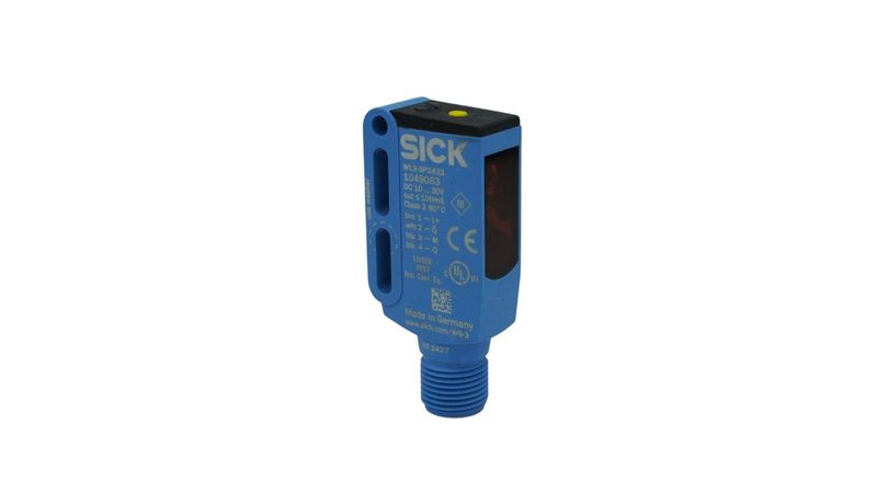 WL93P2432  SICK SENSOR FOTOELECTRICO RETRORREFLECTIVO CONECTOR M12 4 PINES PNP DETECCION 5 METROS