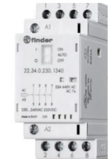 223401201320 FINDER CONTACTOR MODULAR 25 AMP