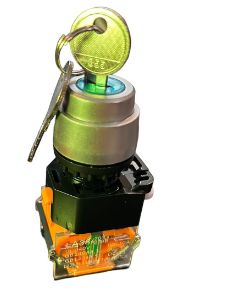 M22MKS3 MK ELECTRO SELECTOR CON LLAVE 3 POSICIONES RETENIDO 1NO+1NC