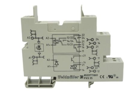 8533771001   WEDIMULLER BASE PARA RELEVADOR 8 PINES