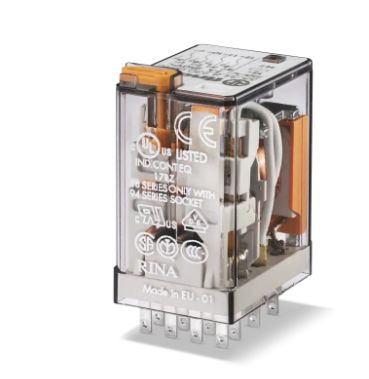 553491250040 FINDER RELEVADOR FASTON 14 PINES 125 VDC