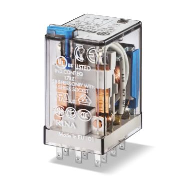 553380240010 FINDER RELEVADOR 11 PINES FASTON 24 VAC