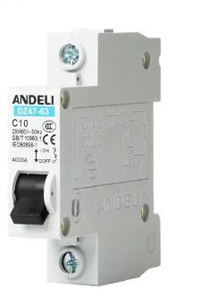 DZ47631PC6A ANDELI INTERRUPTOR TERMOMAGNETICO 1 POLO CURVA C 6 AMP