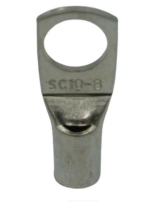 Terminal de Conexión Desnuda Tipo Ojillo SC108, 8 MM 5/16 CAL.8, 10MM | MK ELECTRO