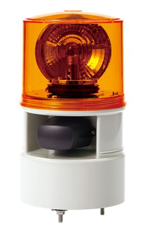 S125DLWSA220V Q-LIGHT TORRETA FIJA O INTERMITENTE LED CON 5 SONIDOS DE ALARMA