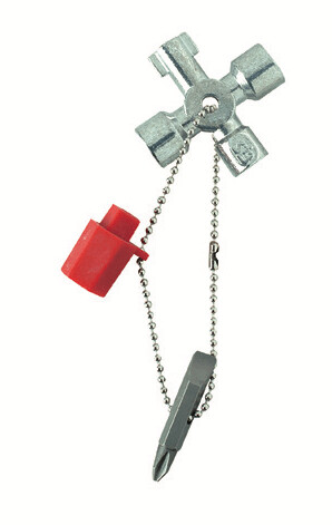 9918140000 WEIDMULLER LLAVE DE CRUZ PARA GABINETE 4 LLAVES