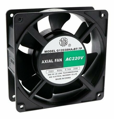 G12038HA2BT7 Jiulong Ventilador Axial 120x120x38 mm 220 VAC G12038HA2BT7 Jiulong Ventilador Axial 120x120x38 mm 220 VAC