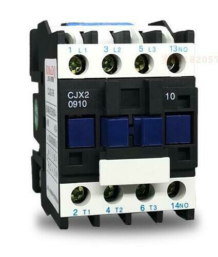 Contactor Magnético Tripolar CJX2-0910 220V 9 A Bobina 220 VAC | 1NO ANDELI