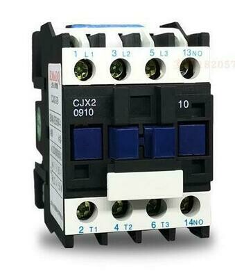 Contactor Magnético Tripolar CJX2-0910 220V 9 A Bobina 220 VAC | 1NO ANDELI