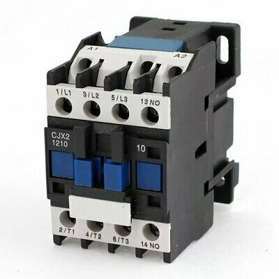 Contactor Magnético Tripolar CJX2-1210 110V 12 A Bobina 110 VAC | 1NO ANDELI
