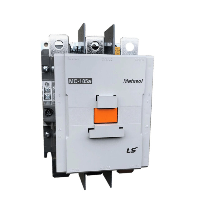 Contactor Magnético Tripolar MC185A-380-450VAC/VDC 185 A Bobina 380-450 VAC/VDC | 2NA + 2NC LS ELECTRIC