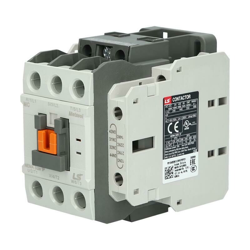 Contactor Magnético Tripolar MC32B-24VDC 32 A Bobina 24 VDC | 2NA + 2NC LS ELECTRIC
