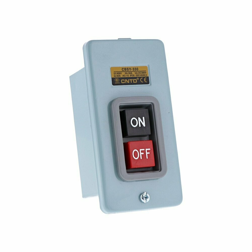 Botonera de arranque empotrable CBSY-330 , 30A 3 Polos | CNTD