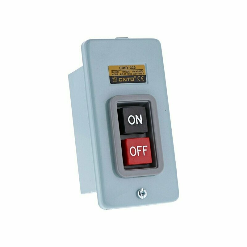 Botonera de arranque empotrable CBSY-330 , 30A 3 Polos | CNTD