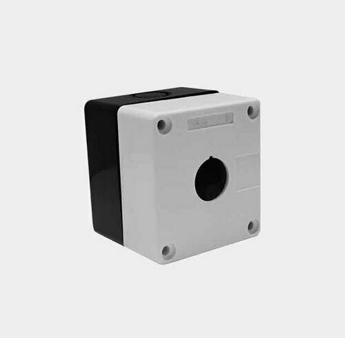 Botonera plástica LAY5-BOX1B 1 orificio blanca | DIXSEN