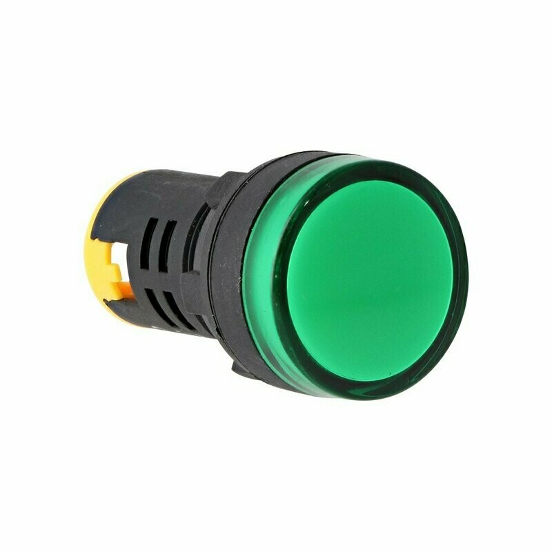 Piloto LED verde AD16B-22DS-G-24V 22 mm 24V | ANDELI