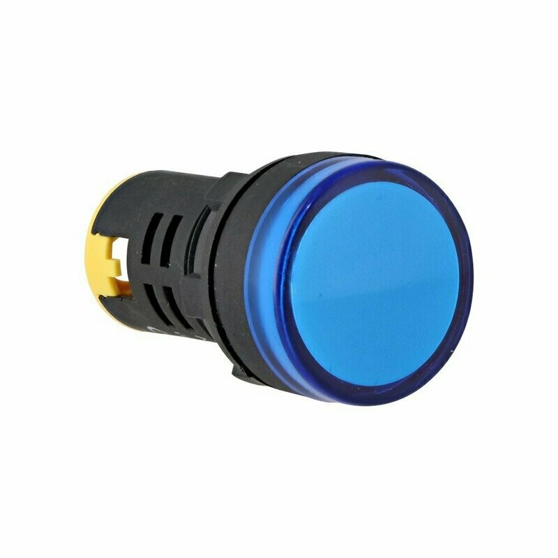 Piloto LED azul AD16B-22DS-B-220V 22 mm 220V | ANDELI