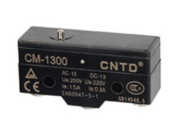 Micro Switch de botón tipo pivote CM-1300, 15A 250V 1NA+1NC | CNTD