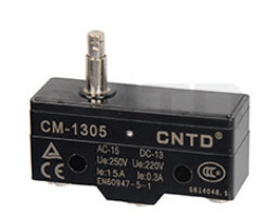 Micro Switch de pivote delgado largo CM-1305, 15A 250V 1NA+1NC | CNTD