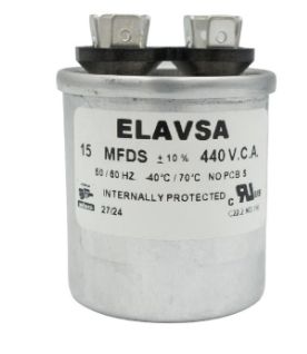 CA15MF440 ELAVSA CAPACITOR METALICO DE TRABAJO CONTINUO 15MF 440V CA15MF440 ELAVSA CAPACITOR METALICO DE TRABAJO CONTINUO 15MF 440V
