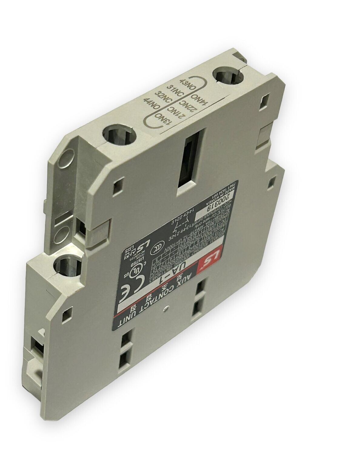 Contacto auxiliar lateral para contactor UA-1 1A1B 1NA+1NC | LS Electric