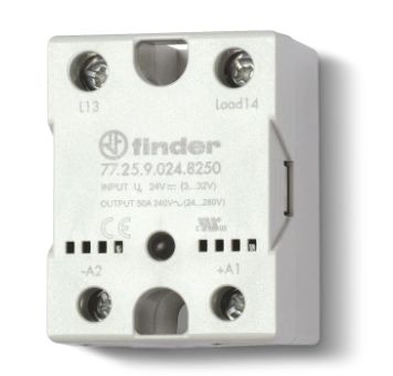 772582308650 FINDER RELEVADOR ESTADO SOLIDO MONOFASICO 25 AMP 230 VAC DISPARO EN ALTERNA