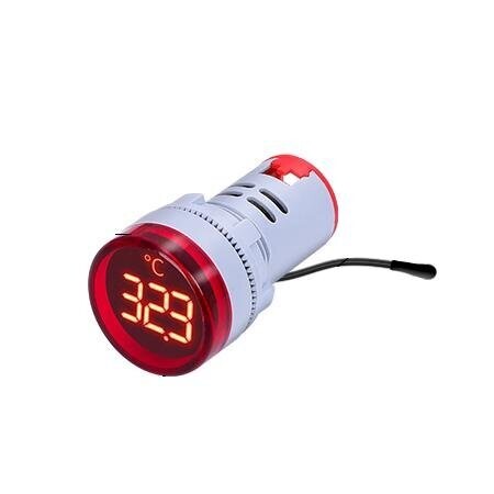 Termómetro digital rojo AD22-22TR 22mm -20~+199°C | ANDELI