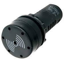 Zumbador negro AD16B-22M/K-24V 22 mm 24V | ANDELI