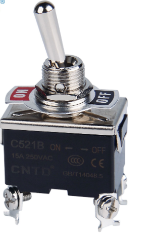 Interruptor cola de rata inestable (momentáneo) C5R21B ON-OFF 15A 250V | CNTD Interruptor cola de rata inestable (momentáneo) C5R21B ON-OFF 15A 250V | CNTD