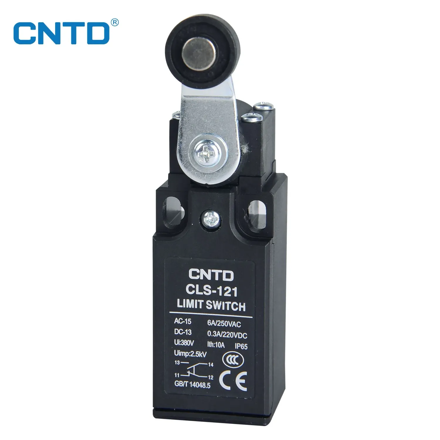 Limit Switch compacto brazo con rodillo CLS-121 , 1NC + 1NO | CNTD Limit Switch compacto brazo con rodillo CLS-121 , 1NC + 1NO | CNTD