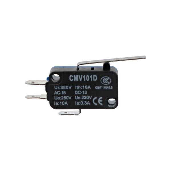 Micro Switch palanca mediana CMV101D, 10A 250V 1NC + 1NO | CNTD