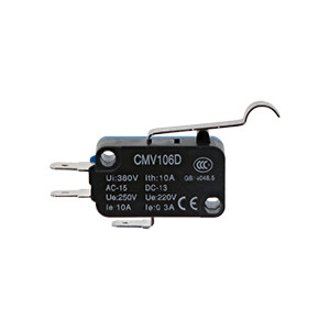 Micro Switch con palanca de rodillo simulado CMV106D , 10A 250V 1NC + 1NO | CNTD