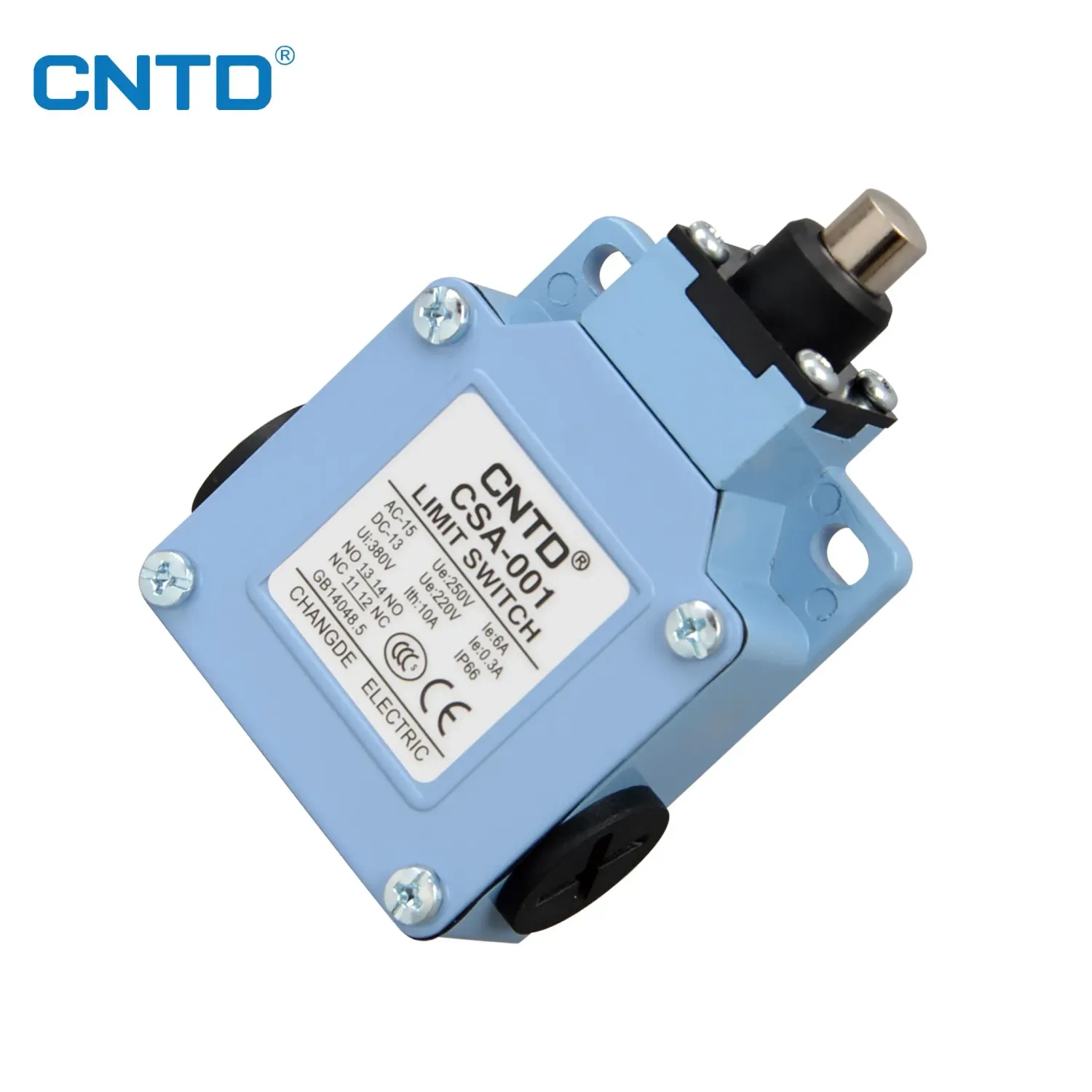Limit Switch vertical pivote alto CSA-001 , 1NC + 1NO | CNTD