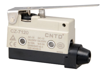 Limit Switch horizontal palanca larga CZ-7120 , 1NC + 1NO | CNTD