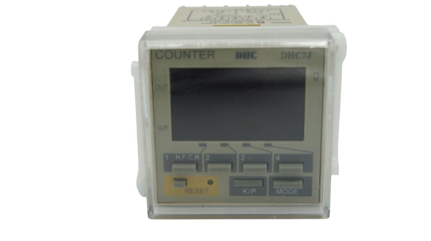 DHC7J DHC CONTADOR DE IMPULSOS DIGITAL 48X48 MM 4 DIGITOS VOLTAJE 100/240VAC/DC CON RESET SALIDA A RELE 1P 2T