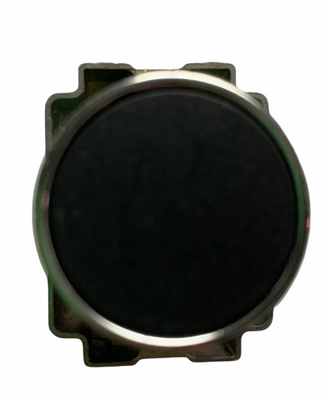 Botón Pulsador rasante negro LAY5-BA21 1NO 22 mm | DIXSEN