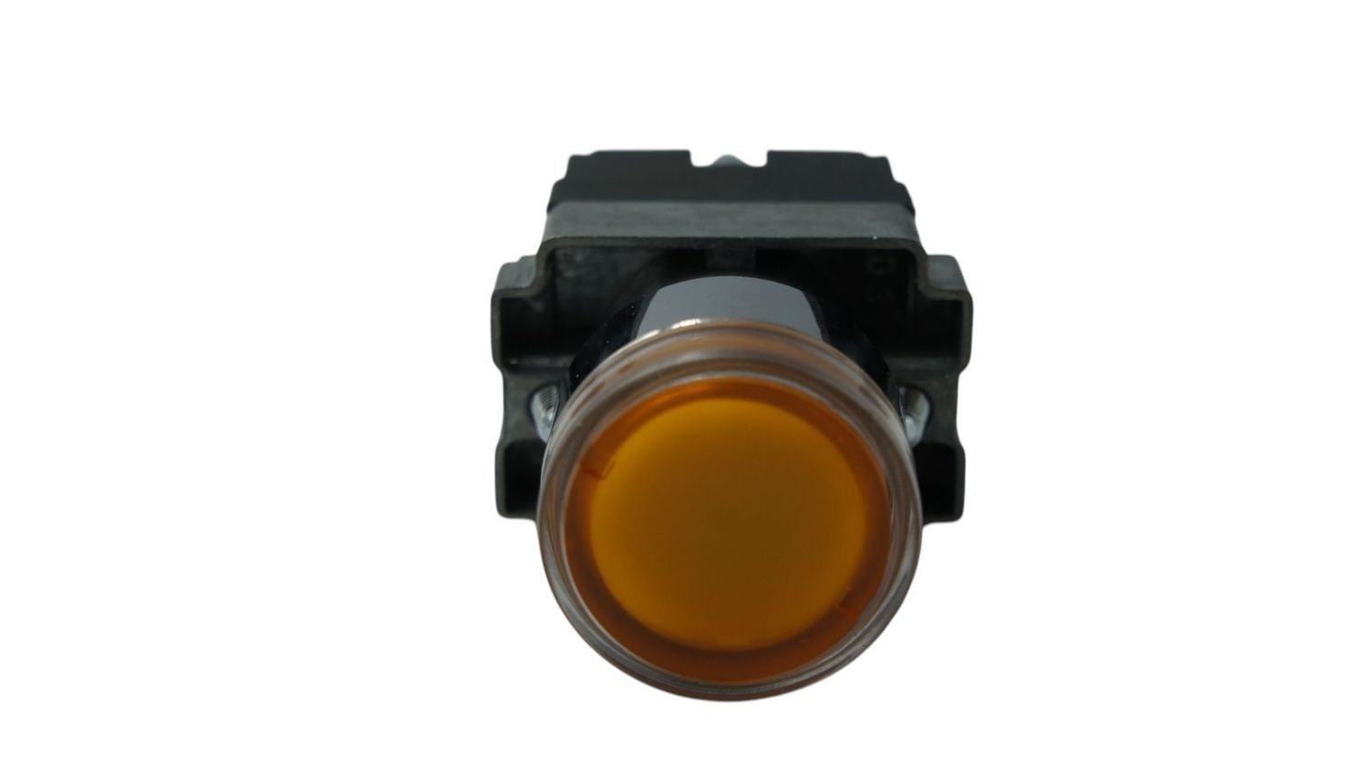 Botón pulsador iluminado amarillo XB2-BW3561 momentáneo 22 mm | DIXSEN