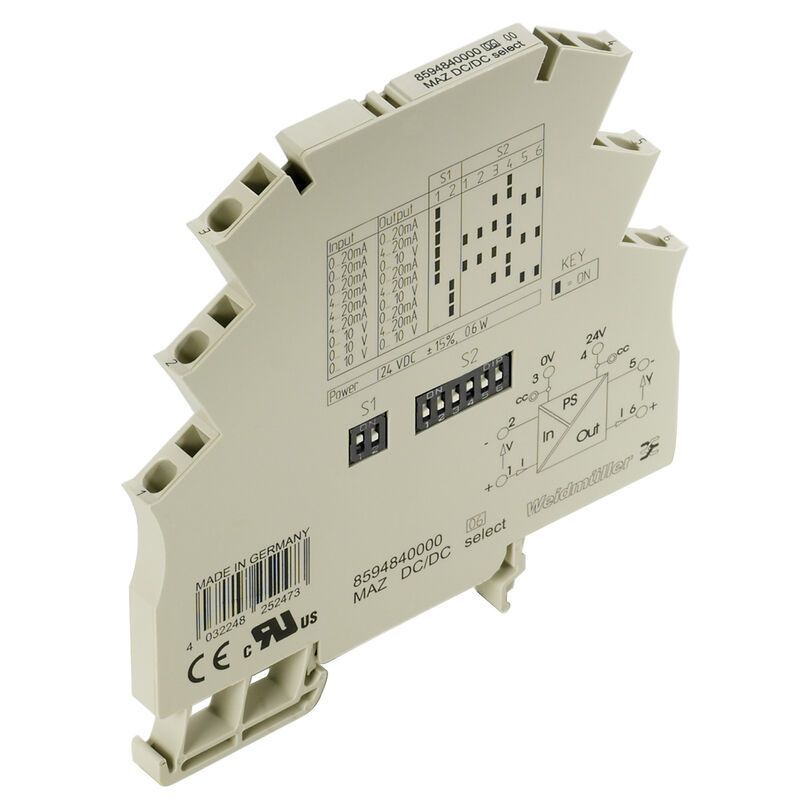 8594840000 WEIDMULLER ACONDICIONADOR DE SE#AL CONF.   MAZ DC/DC select